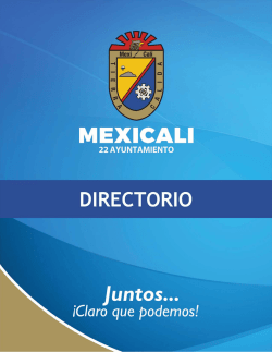 Version PDF - Mexicali - Ayuntamiento de Mexicali