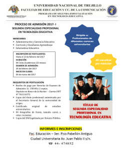 TECNOLOG&Iacute;A EDUCATIVA