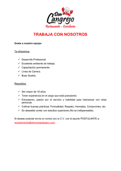 TRABAJA CON NOSOTROS