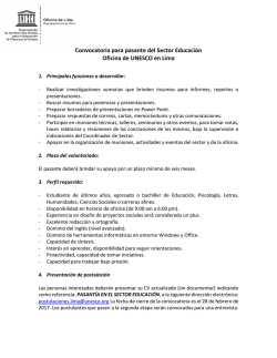 Pasante para Educaci&oacute;n