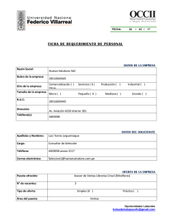 requerimiento de personal