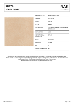 10074 ivory - RAK Ceramics