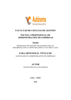 VICENTE REYNA, LUIS MARTIN - Repositorio de la Universidad