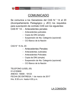 comunicado