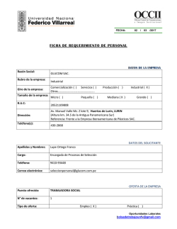 requerimiento de personal