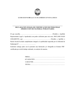 declaracion jurada de cer