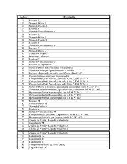 58 Cuenta de Venta y L&iacute;quido producto M 59 Liquidaci&oacute;n M