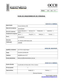 requerimiento de personal