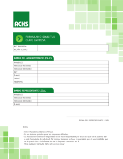 formulario solicitud clave empresa
