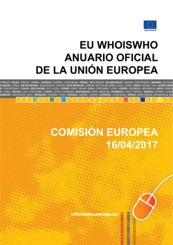 eu whoiswho anuario oficial de la uni&oacute;n europea