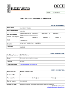 requerimiento de personal