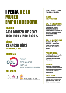 I FERIA DE LA MUJER EMPRENDEDORA