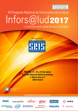 Infors@lud2017 - Sociedad Espa&ntilde;ola de Inform&aacute;tica de la Salud