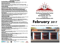 February 2017 Calendar - Mutual Assistance Network