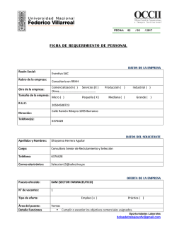 requerimiento de personal