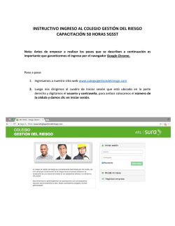 instructivo ingreso al colegio gesti&oacute;n del riesgo