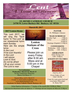 Lenten Stations of the Cross