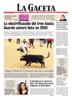 portada de la gaceta - Salamanca rtv al d&iacute;a
