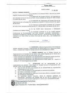 cosoc - Municipalidad de Puerto Varas