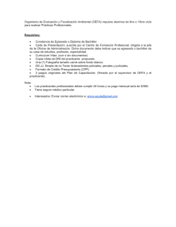 Convocatoria Practicas Pre