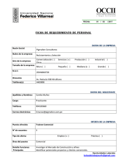 requerimiento de personal