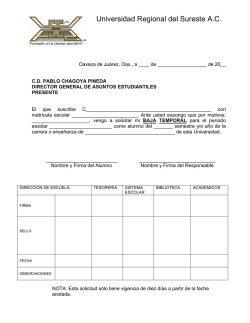 Universidad Regional del Sureste AC