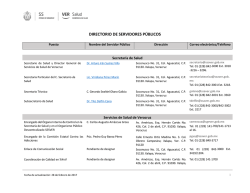 directorio de servidores p&uacute;blicos