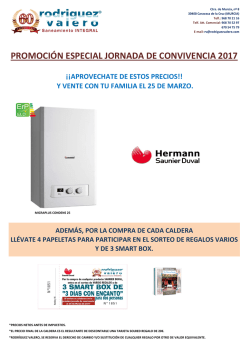 promoci&oacute;n especial jornada de convivencia 2017
