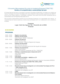 programa - Concytec