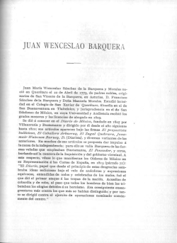 juan wenceslao barquera