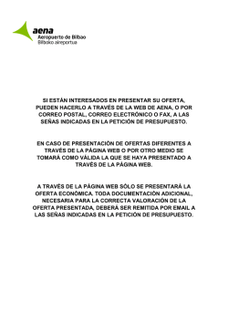 SI EST&Aacute;N INTERESADOS EN PRESENTAR SU OFERTA, PUEDEN