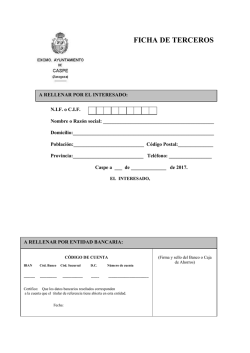 ficha de terceros
