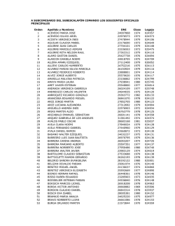 A SUBCOMISARIO DEL SUBESCALAF&Oacute;N COMANDO LOS