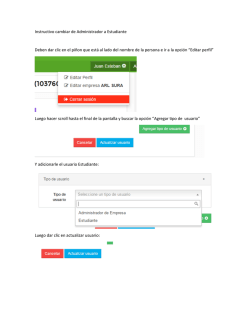 Instructivo cambiar de Administrador a Estudiante