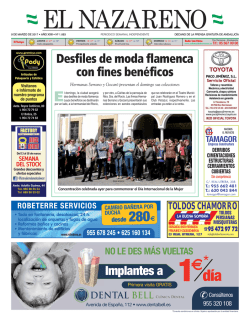 1 d&iacute;a E - Peri&oacute;dico El Nazareno