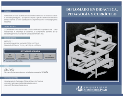 Diplomado en DID&Aacute;CTICA, PEDAGOG&Iacute;A Y CURR&Iacute;CULO