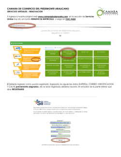 Manual de renovaci&oacute;n - Camara de Comercio del Piedemonte
