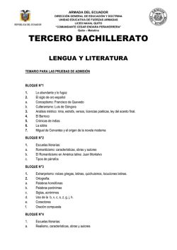tercero bachillerato