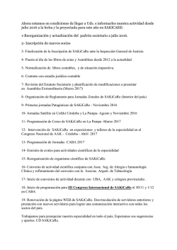 Ahora estamos en condiciones de llegar a Uds. e informarles