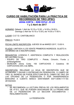 Inscripcion Curso Habilitacion IPSC Abril 2017