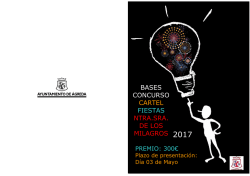BASES CONCURSO CARTEL FIESTAS NTRA.SRA. DE LOS