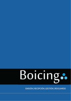 emisi&oacute;n | recepci&oacute;n | gesti&oacute;n | resguardo