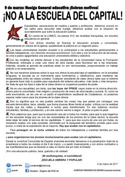 Descarga la hoja para las movilizaciones aqu&iacute; - PCE (m-l)