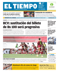 BCV: sustituci&oacute;n del billete de Bs 100 ser&aacute; progresiva