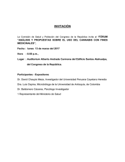 invitaci&oacute;n - Congreso de la Rep&uacute;blica
