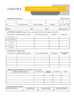 ficha postulacion becas gan