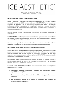 tratamientos - ICE AESTHETIC