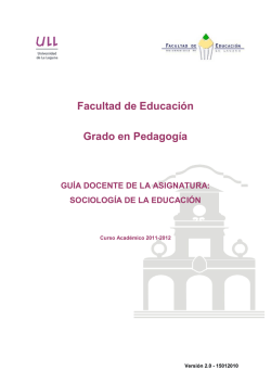 129331102 - Sociolog&iacute;a de la Educaci&oacute;n