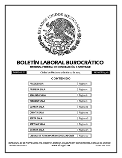7 - Tribunal Federal de Conciliaci&oacute;n y Arbitraje