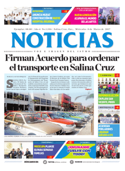 NOTICIAS Voz e Imagen de Oaxaca